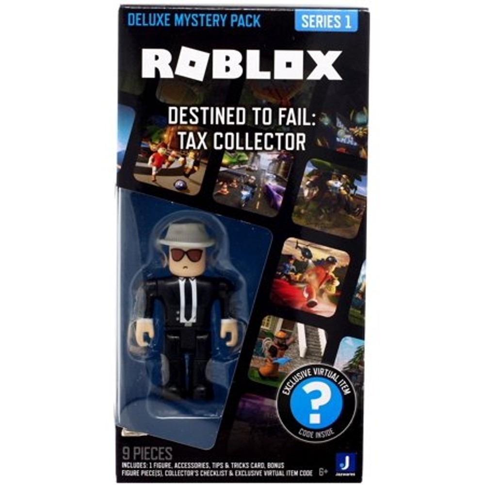 Roblox Deluxe Mystery Pack Series 1 Destined to Fail Tax Collector Figure New